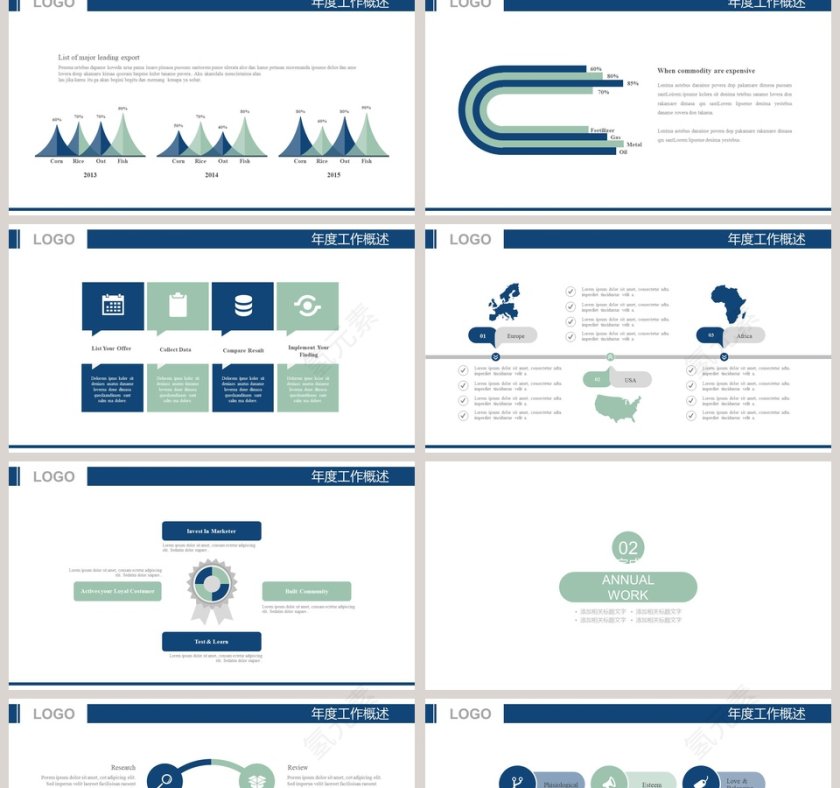 船舶航运物流运输PPT交通工具PPT第2张