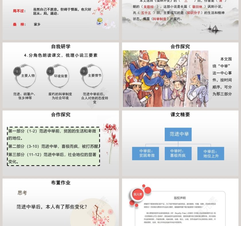 儒林外史范进中举语文课件PPT第3张