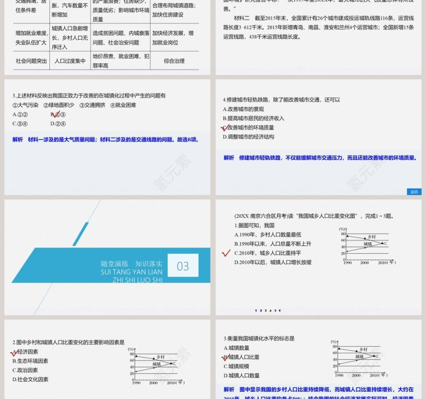 第二章城镇和乡村教育培训行业PPT模板大全第6张