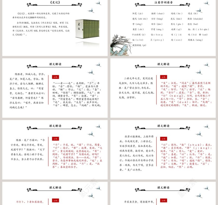 初中语文课件PPT《陈涉世家》 第2张