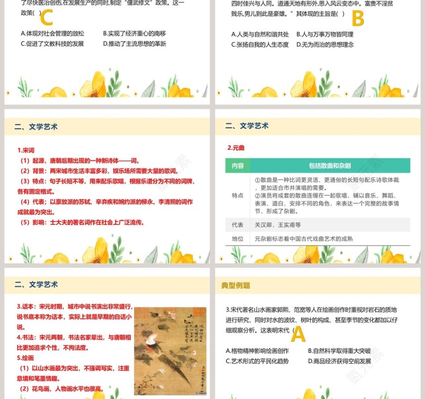 第-课辽宋夏金元的文化教学ppt课件第3张