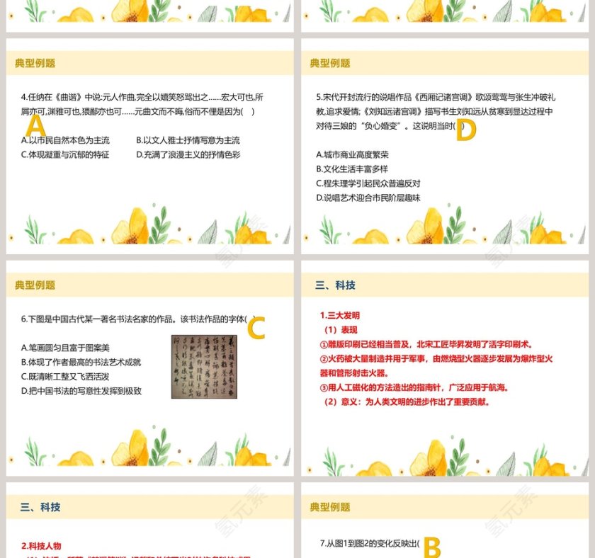 第-课辽宋夏金元的文化教学ppt课件第4张