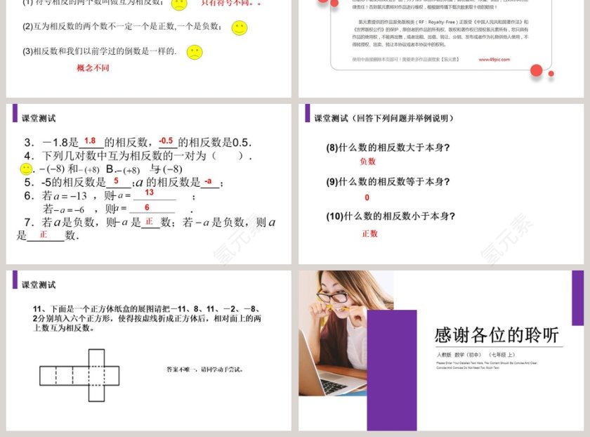 第一章  有理数-Please Enter Your Detailed Text Here The Content Should Be Concise And Clear Concise And Concise Do Not Need Too Much Text教学ppt课件第3张