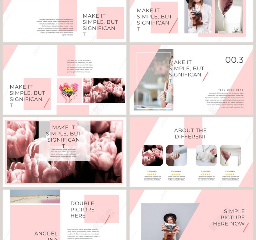 粉色浪漫情人节相册第3张