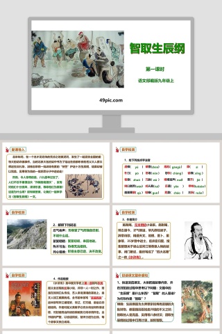 部编版九年级语文上册智取生辰纲语文课件PPT