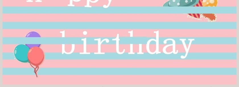 金色卡通员工生日会PPT模板第4张