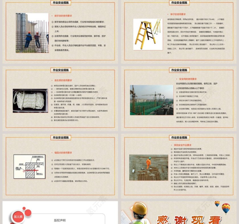 建筑工地工人高空高处作业安全培训ppt课件模板 第5张