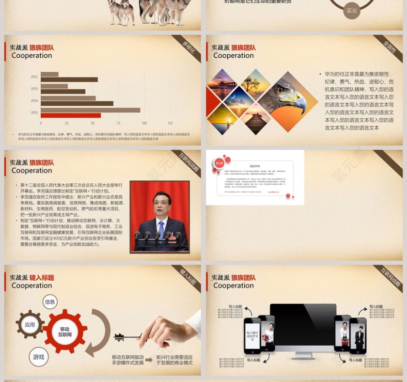 狼性团队企业文化建设培训演讲PPT新员工入职培训课程  第4张