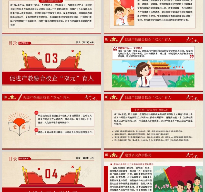 国家职业教育改革实施方案PPT第3张