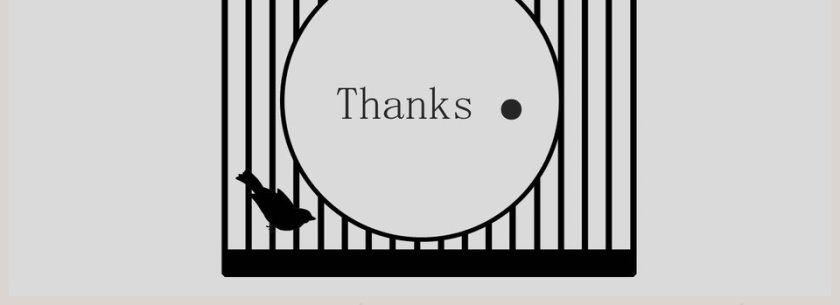 小鸟与鸟笼简约广告创意ppt模板第4张