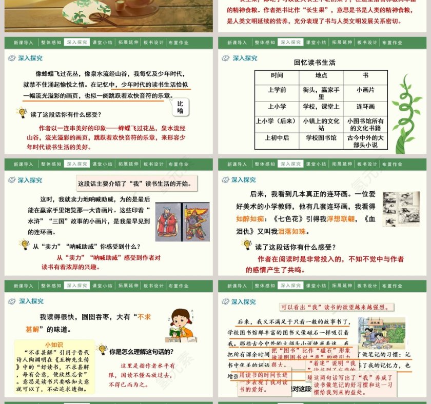 人教部编版五年级语文上册我的长生果语文课件PPT第4张