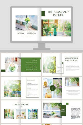 文艺清新画册PPT