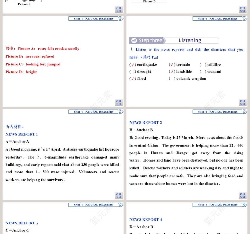 Section   Listening and Speaking教学ppt课件第4张