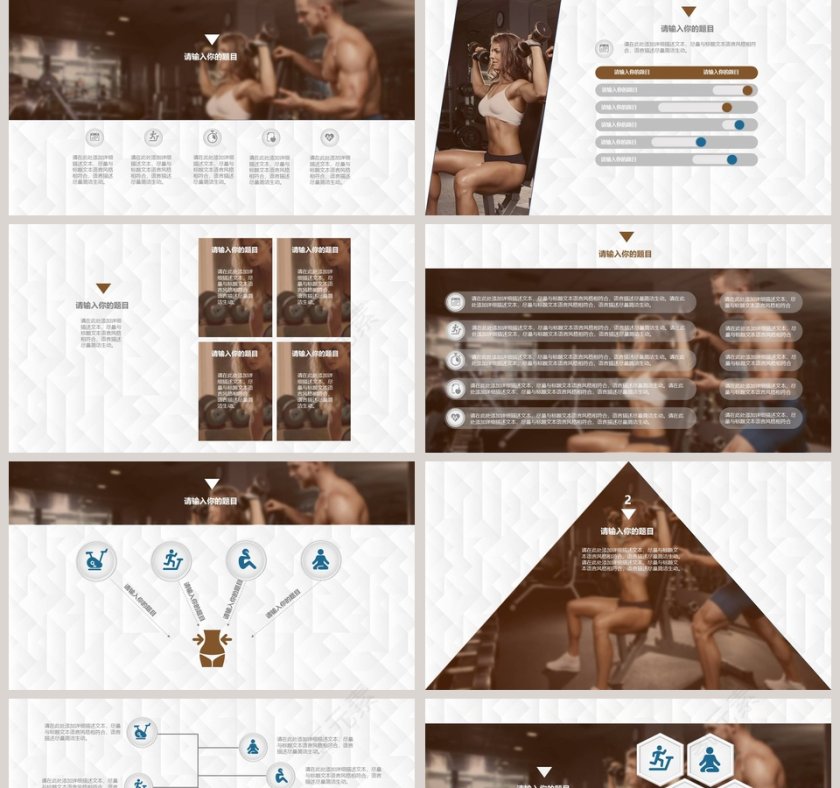 欧美风精美大方商务商业计划书PPT第2张