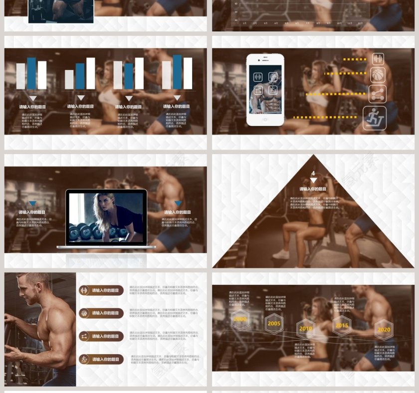 欧美风精美大方商务商业计划书PPT第4张