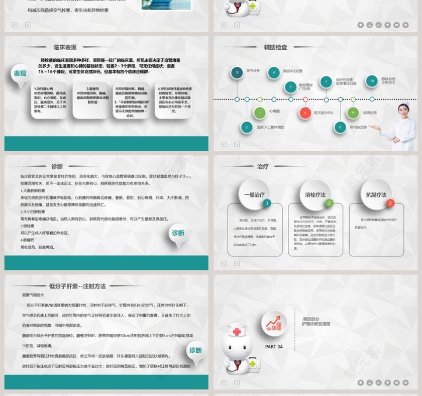 肺栓塞病人护理心内科护理查房PPT第4张