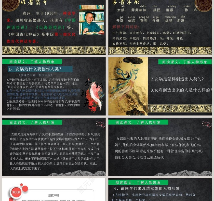 课文解析女娲造人语文课件PPT第2张