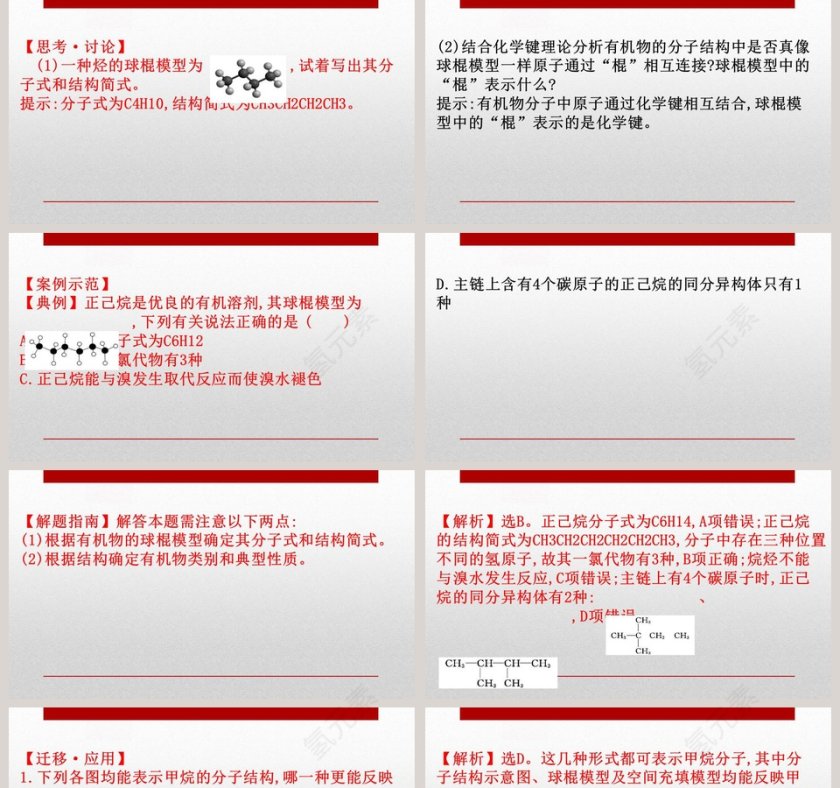 第七章 有机化合物 PPT 模板第5张