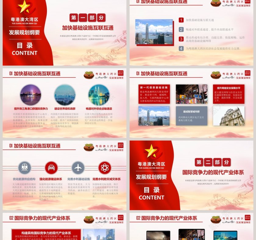 粤港澳大湾区发展规划纲要PPT第2张