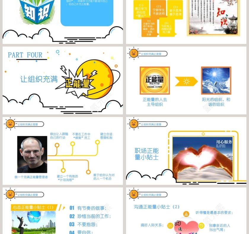 唤醒正能量励志PPT第6张