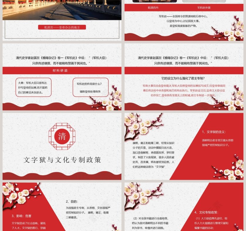 清朝君主专制的强化教学ppt课件第3张