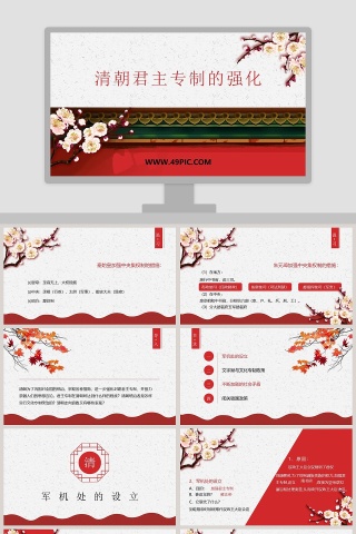 清朝君主专制的强化教学ppt课件
