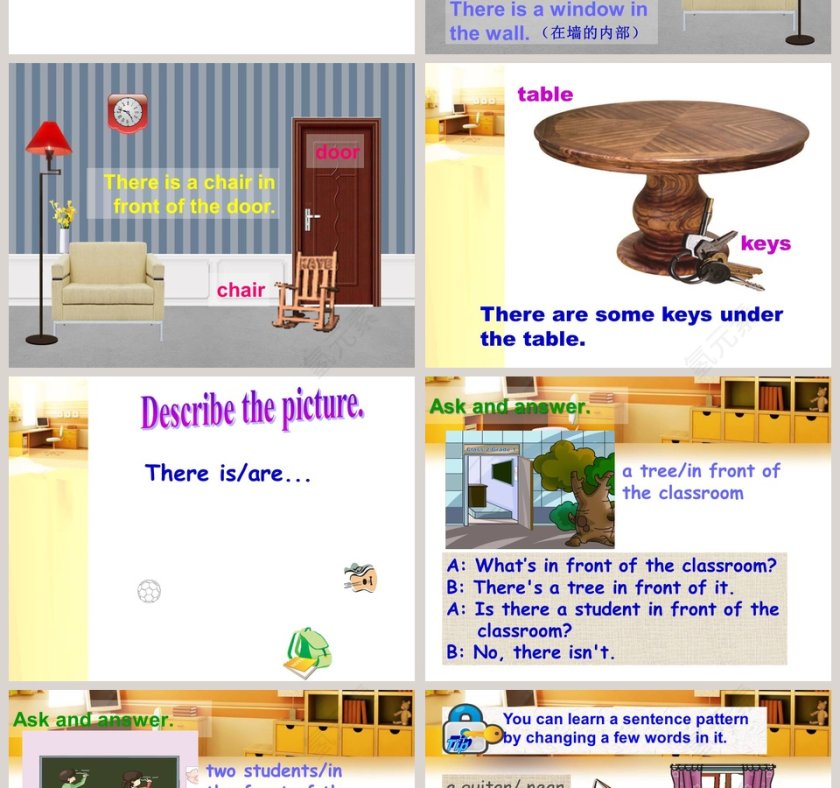 There is a study next to my bedroom-Section B | PPT模板 | 教育培训行业第2张