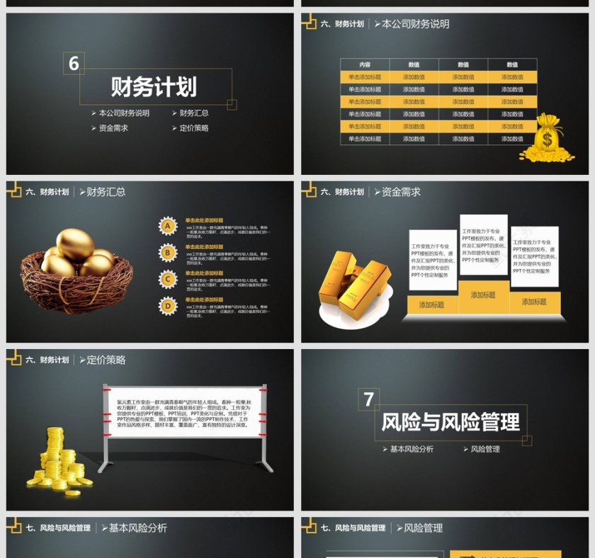 创业商业计划书PPT模板第5张