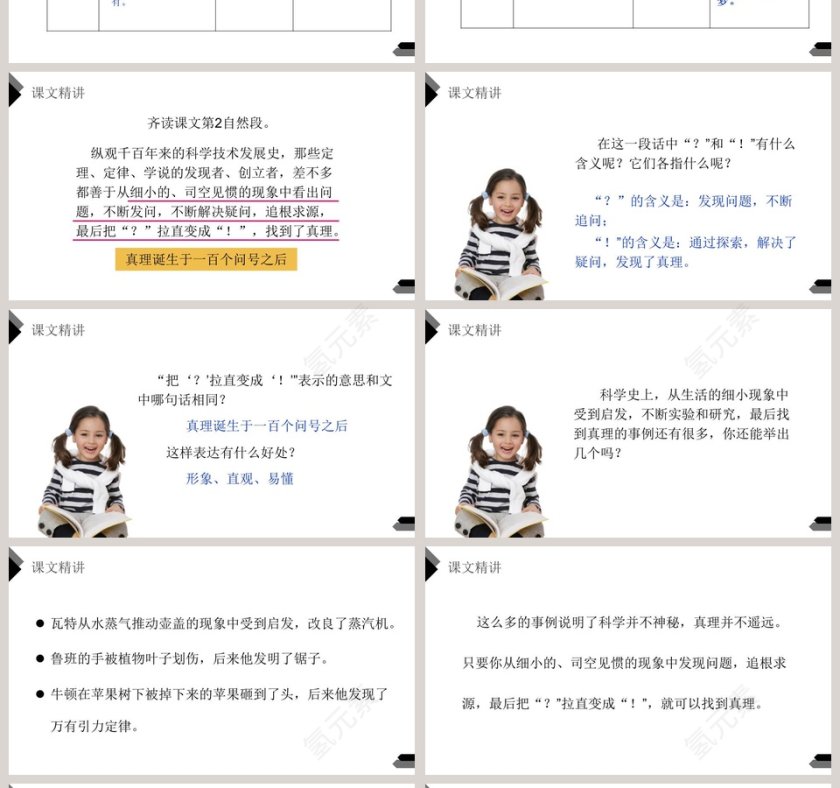 部编版六年级语文下册真理诞生于一百个问号之后PPT课件第4张