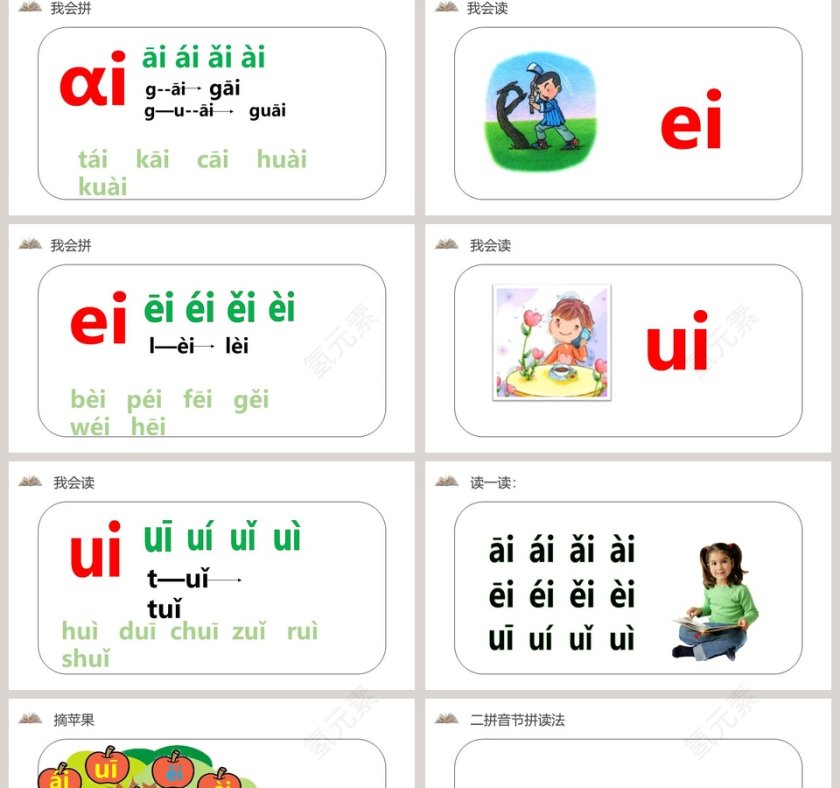 部编版一年级语文上册汉语拼音语文课件PPT第2张