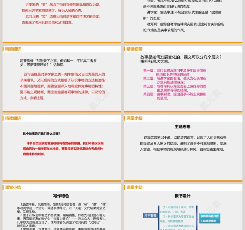 河中石兽-纪 昀教学ppt课件第6张
