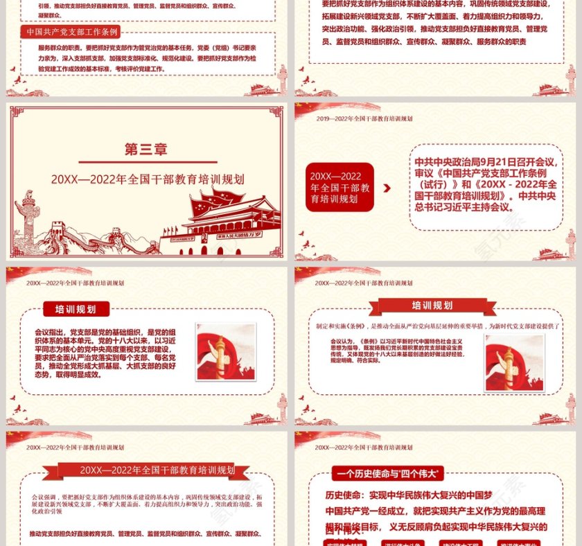 中国共产党支部工作条例试行版本学习解读PPT模板第3张