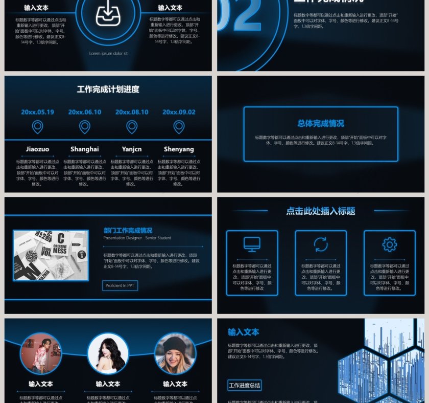 企业年度工作汇报总结PPT第3张