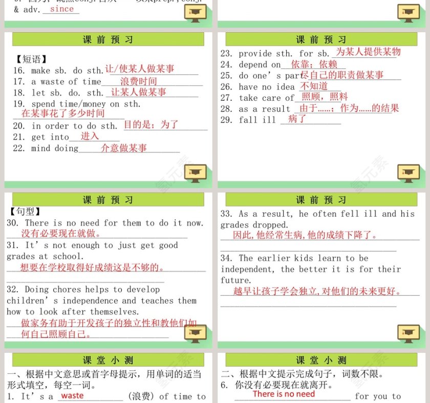 Unit 3  Could you please clean your room-第四课时教学ppt课件第2张