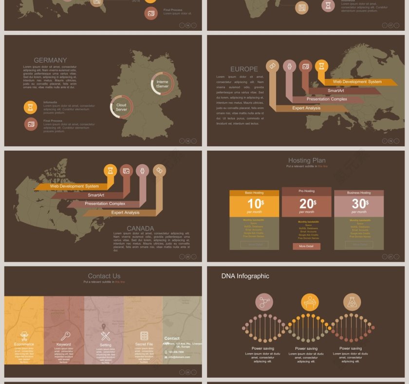 商务多彩可视化图表集第4张