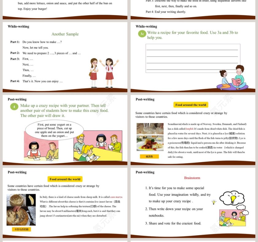 人教版八年级英语上册section B PPT模板第4张