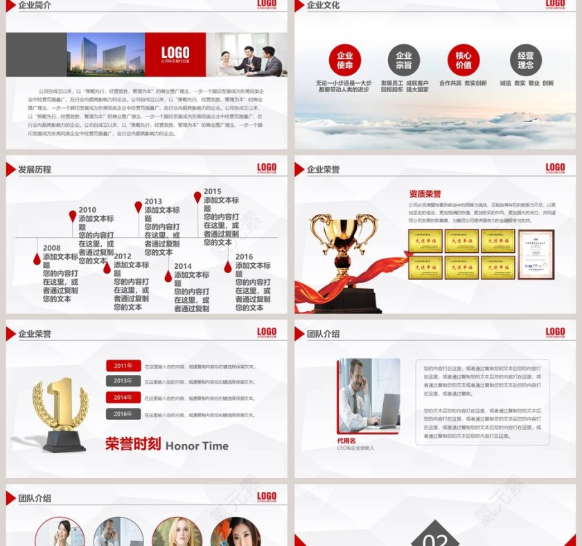 公司介绍PPT企业简介介绍PPT第2张