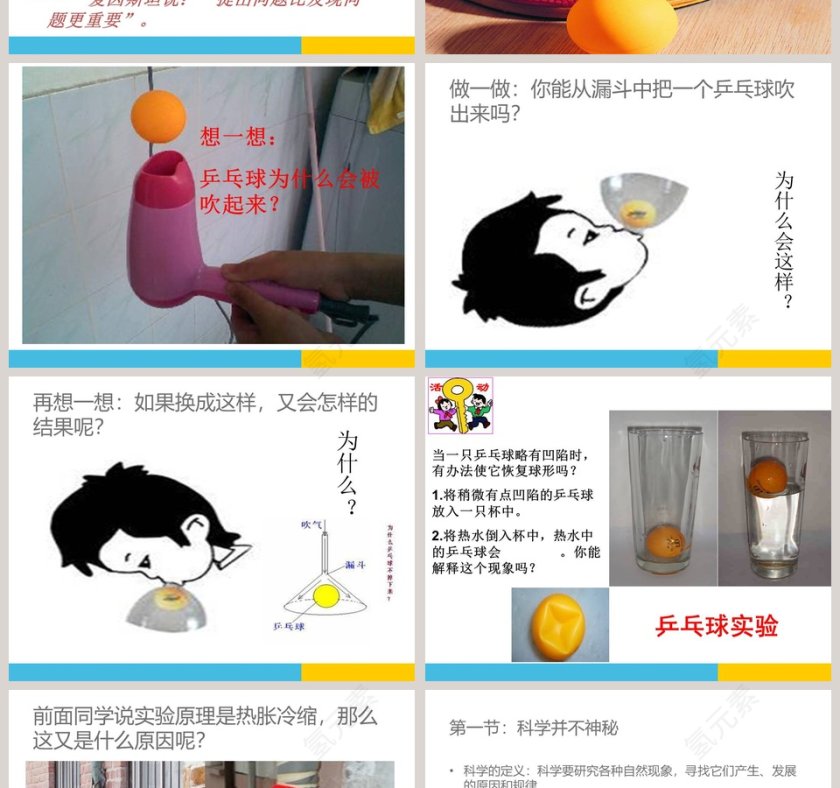 科学并不神秘:基于PPT模板的创意展示第2张