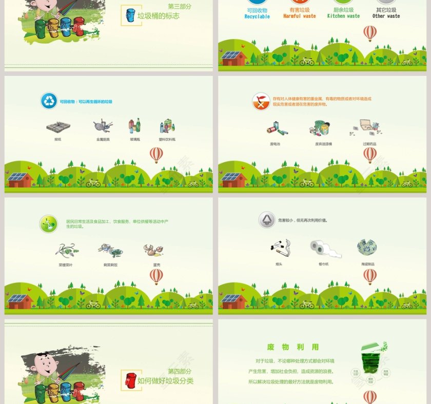 垃圾分类从我做起PPT第3张