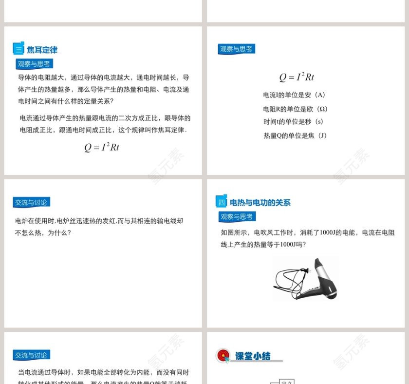 第十六章电流做功与电功率-科学探究电流的热效应教学ppt课件第4张