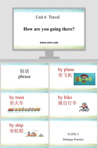 How are you going there-Unit 6  Travel教学ppt课件
