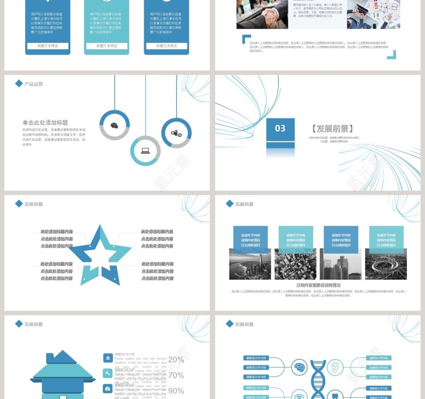 完整框架商业计划书PPT模版第3张