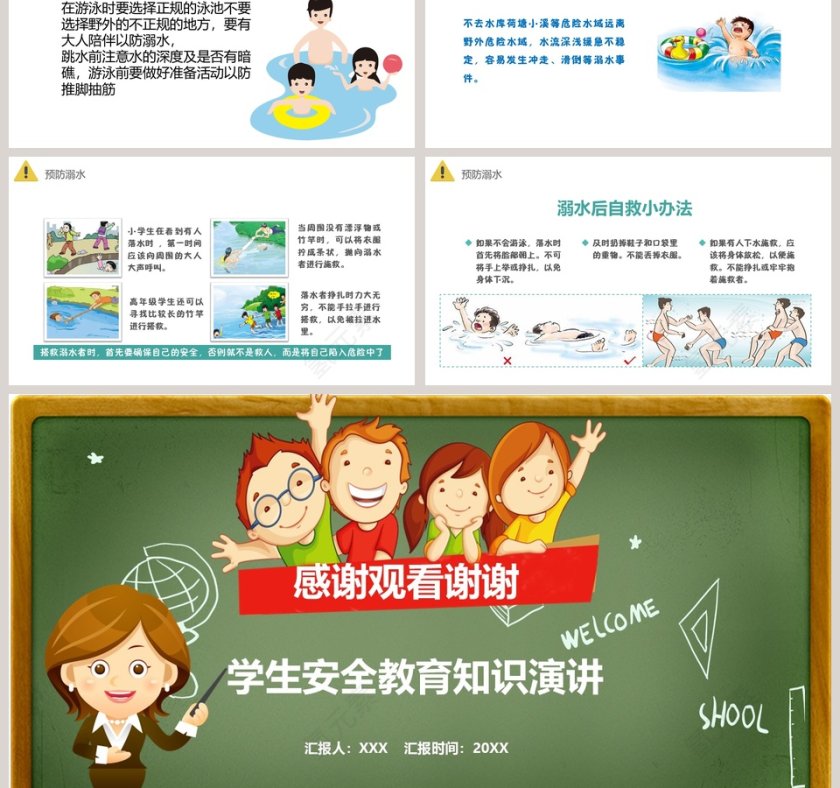 学生安全教育知识演讲开学第一课PPT第6张