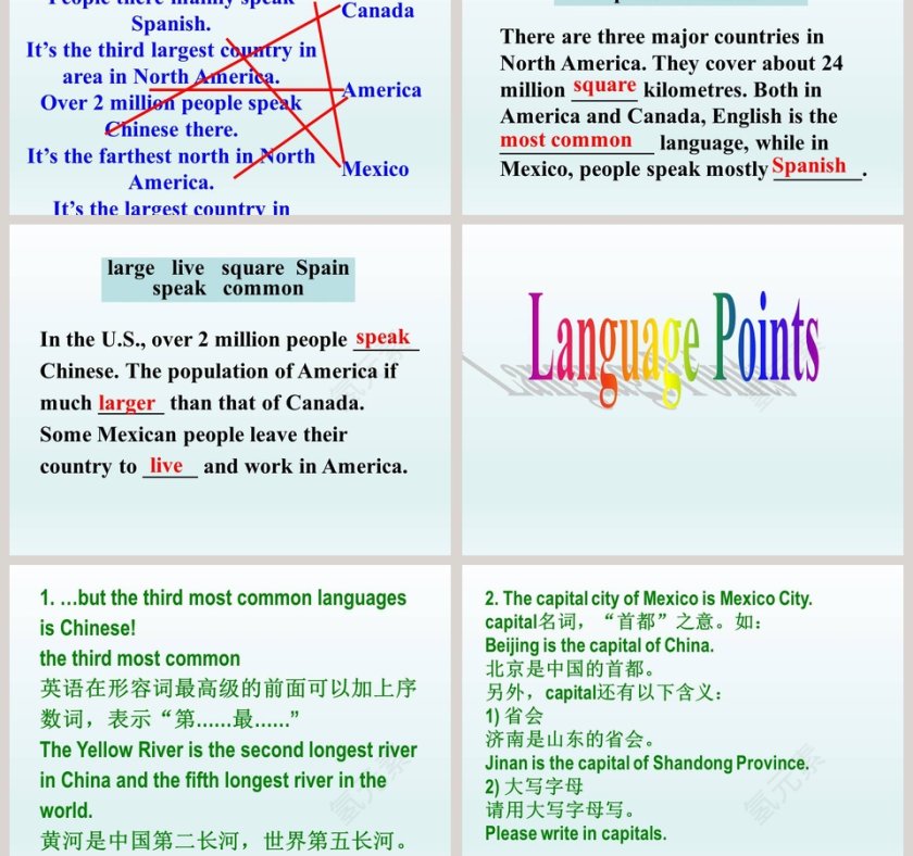 北美洲单元7 探索世界 - PPT模板第5张