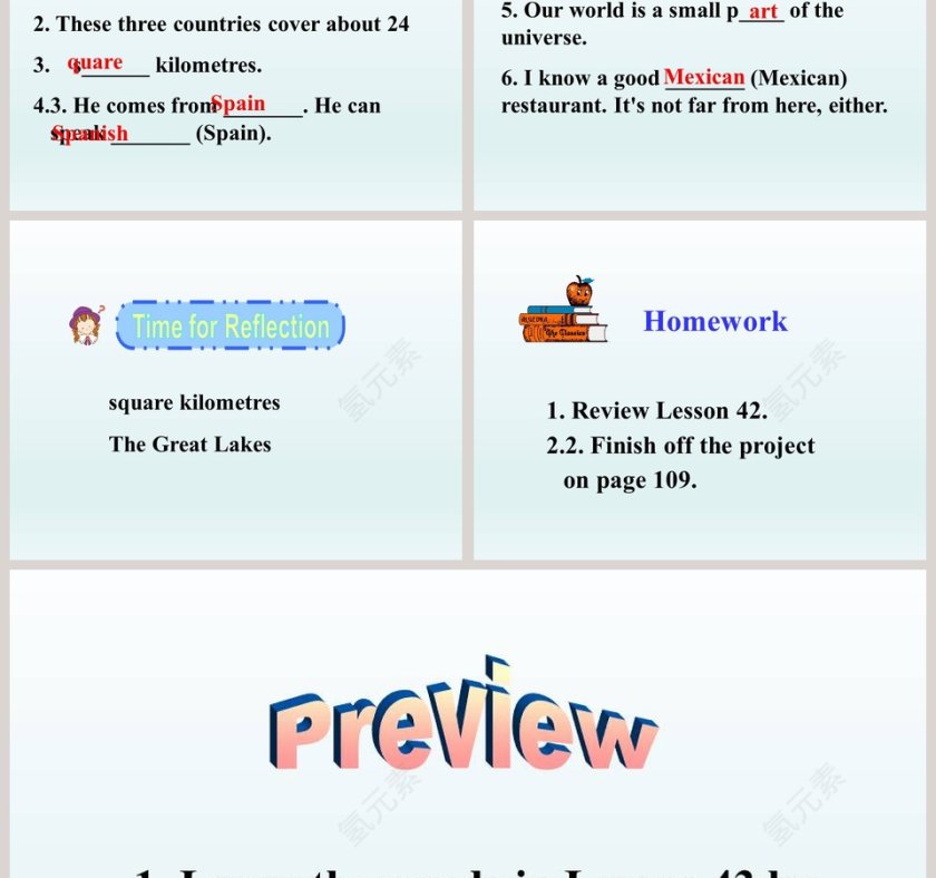 北美洲单元7 探索世界 - PPT模板第7张