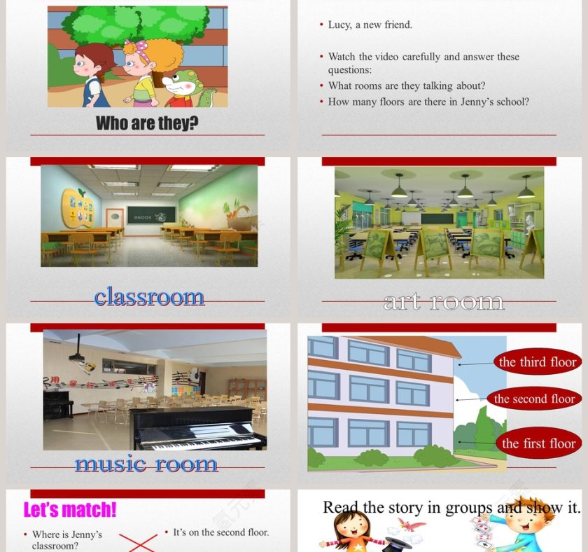 Unit 5 Lesson 2-Its on the first floor教学ppt课件第2张