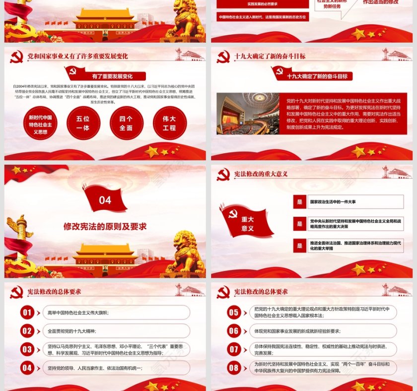 宪法修正案草案学习解读PPT第4张