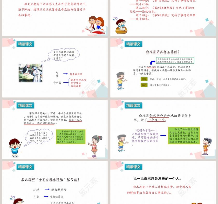 部编版小学语文三年级上册手术室就是阵地PPT课件第3张