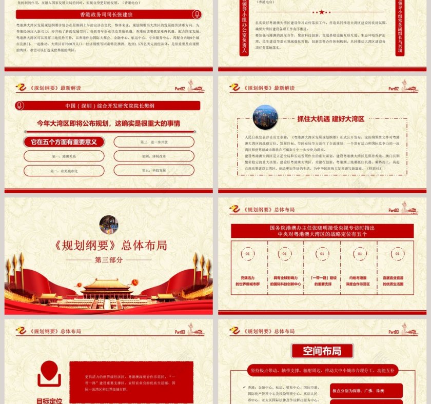 粤港澳大湾区规划纲要PPT第3张