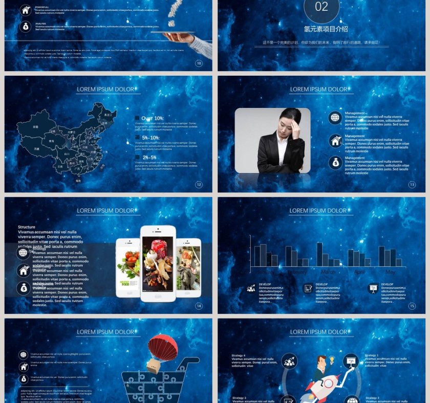 蓝色大气互联网项目计划书第3张